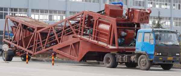 60m3/h mobile Concrete Plant