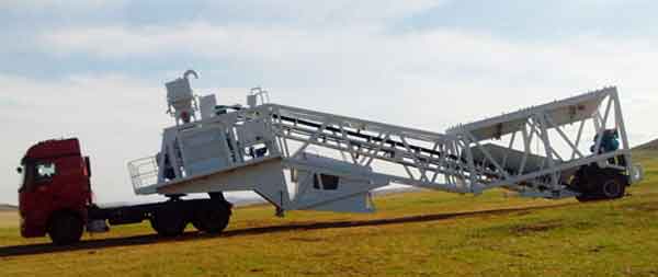 75m3/h mobile Concrete Plant
