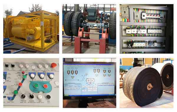 parts of of YHZS60 mobile concrete plant